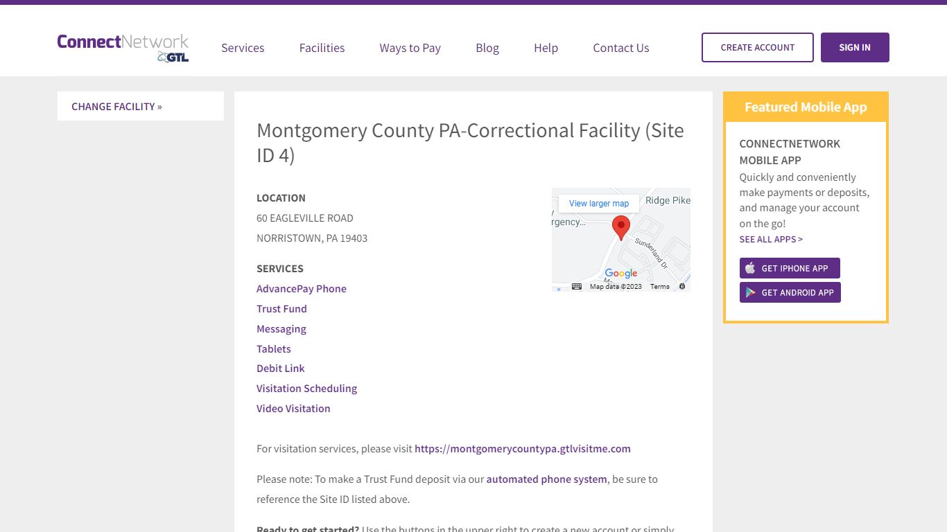 Montgomery County PA-Correctional Facility | ConnectNetwork